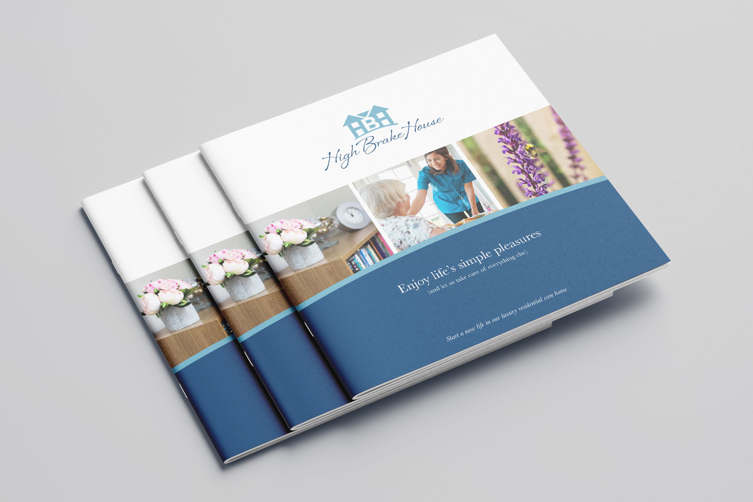 HBH Care Home Brochure Cover Design